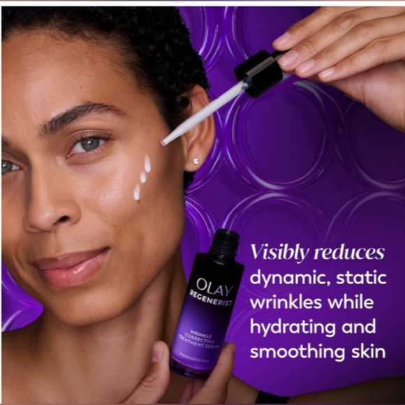 OLAY Regenerist Wrinkle Correcting Night Treatment 1OZ Full Size - Picture 6 of 12